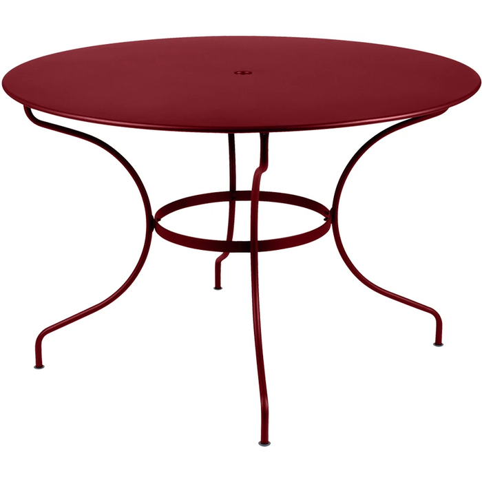 Photo of Opera+ Table 117 cm Chili 43 - Outdoor dining table - Red - Metal