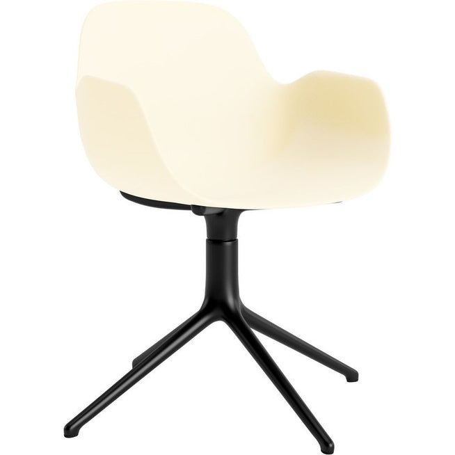 Photo of Form Armchair Swivel 4l Alu - Spisebordsstol - Black Aluminium / 3