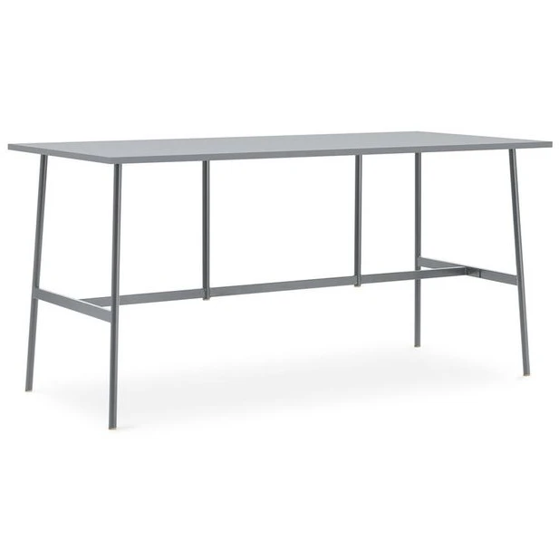Photo of Union Bar Table - High Table - Grey - H95.5 - L: 190 x D: