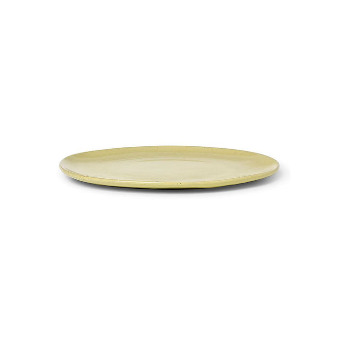 Photo of Flow Tallerken - Tinkerken - Yellow / Speckle - Ø27 X H1,5 Cm (large)
