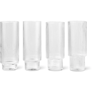 Photo of Ripple Long Drink Glass (set Of 4) - Glas