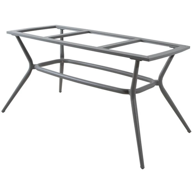 Photo of Joy Spisebord underframe - Oval - Havebord - Light Grey, aluminium - H71 x W180 x D90 cm