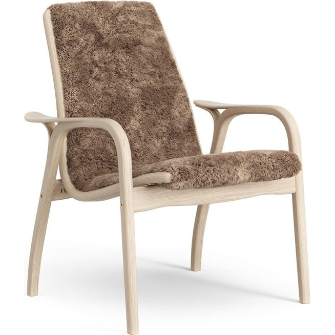 Photo of Laminett Arm Chair White Pigmented Oak/sheep Skin