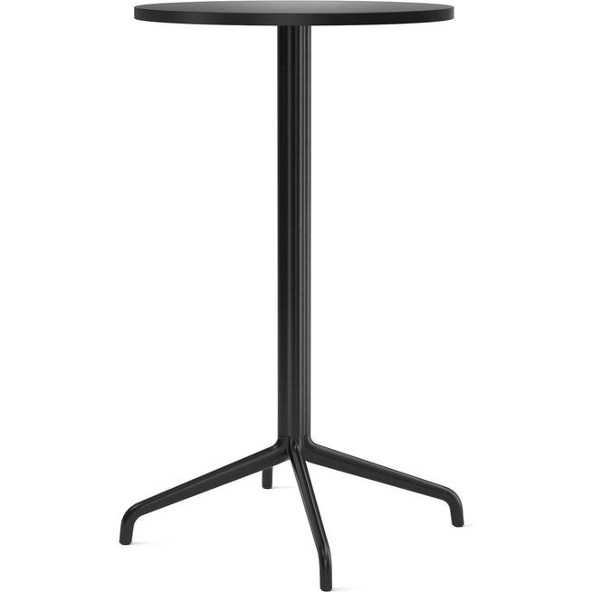 Photo of Harbour Column Bar Table 4-star - Black/charcoal - Ø60 Cm - Barbord - Norm Architects - Svart - Metall/trä/plast