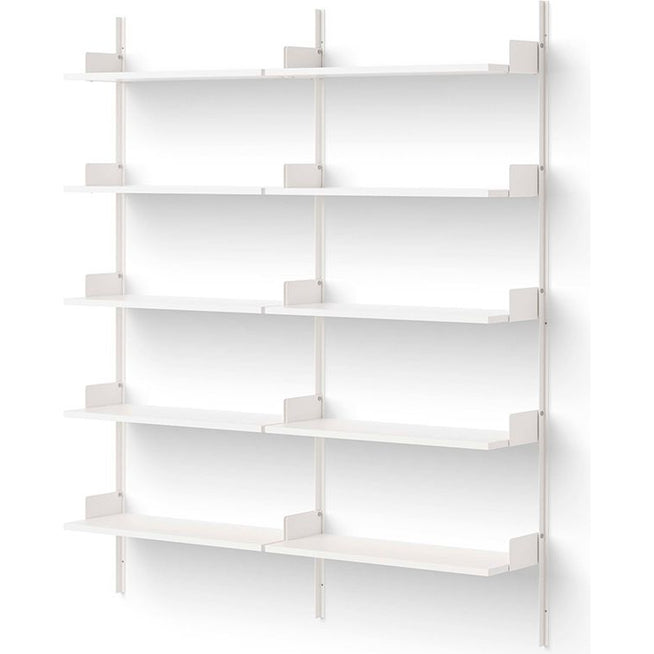Photo of New Works Library Shelf - Reolsystem - White / White - H190 X W163.5 X D30.5 Cm