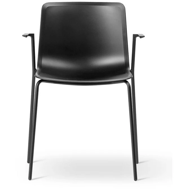 Photo of Pato 4 Leg Armchair 4210 By Welling/ludvik - Spisebordsstol - Black - W57 X D52 X H79 X Sh46,5 Cm