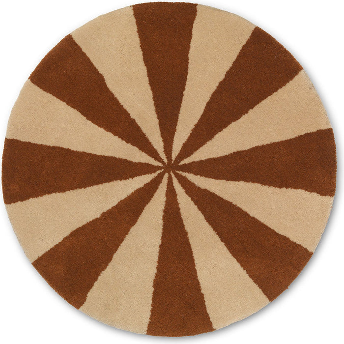 Arch Tufted Rug - Children's Rug - Dark Brick