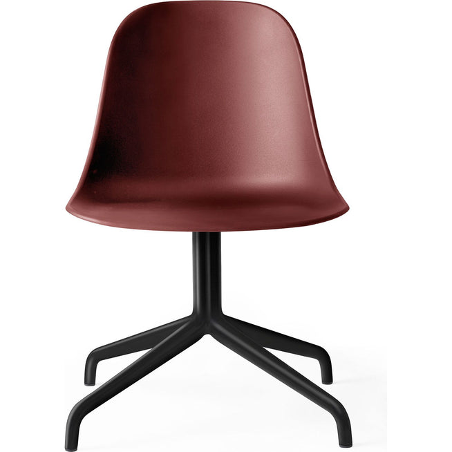 Photo of Harbour Swivel Side Chair Black Aluminiumshell Burned Red - Skrivbordsstolar - Norm Architects - Röd