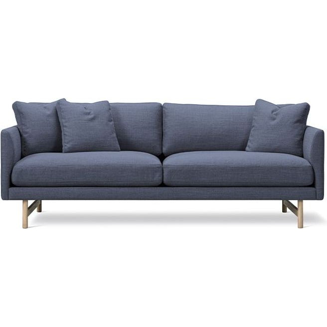 Photo of Calmo Sofa 95 5652 By Hugo Passos - 2 Personers Sofa - Omni 377 Dark Brown / Matt Chrome - W200 X D90 X H75,5 X Sh41 Cm