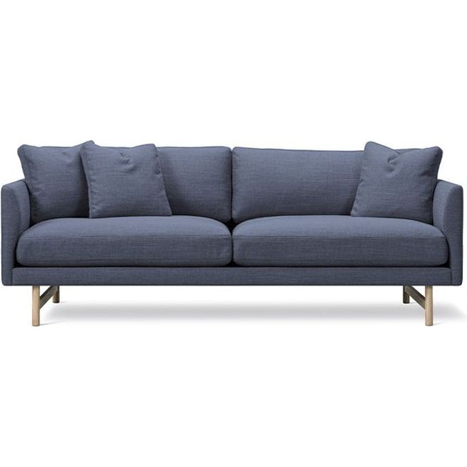Photo of Calmo Sofa 95 5652 By Hugo Passos - 2 Personers Sofa - Omni 377 Dark Brown / Matt Chrome - W200 X D90 X H75,5 X Sh41 Cm