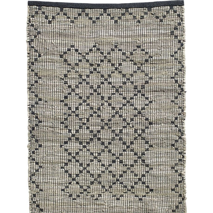 Photo of Chindi Woven Blanket - Leather / Cotton