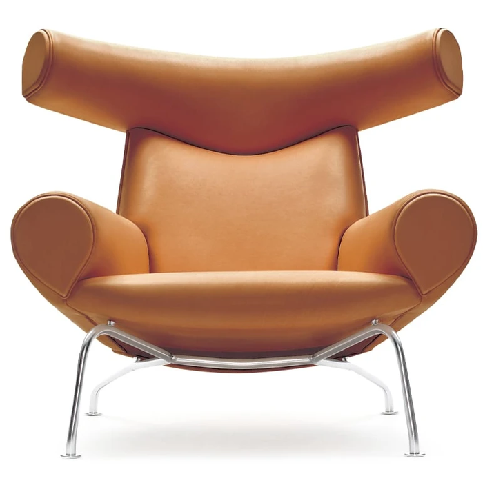 Photo of Wegner Ox Armchair Leather Max