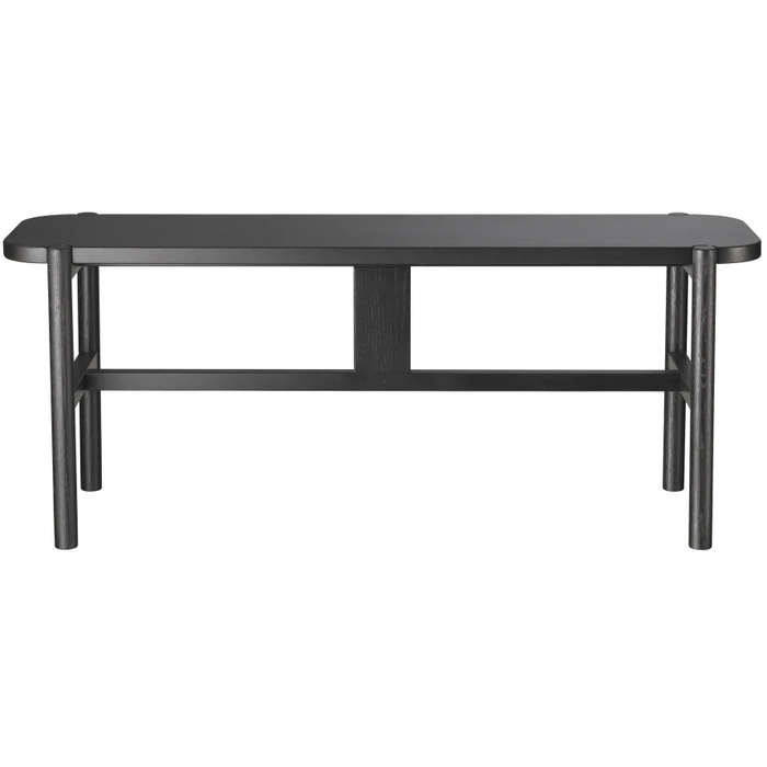 Photo of J177 Havneholmen Bench Nordic Swan Ecolabel Emil Holck Reimert L: 110 cm - Oak/black