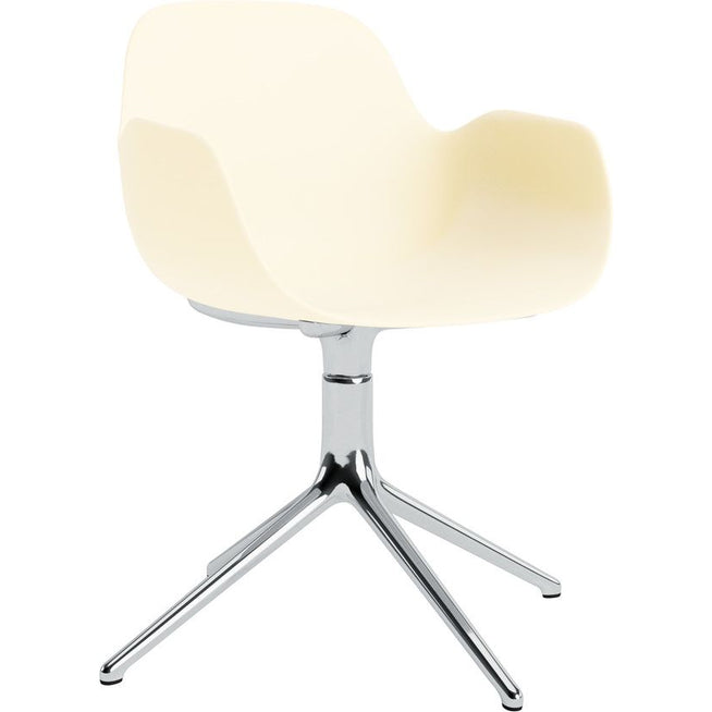 Photo of Form Armchair Swivel 4l Alu - Spisebordsstol - Aluminium / 3