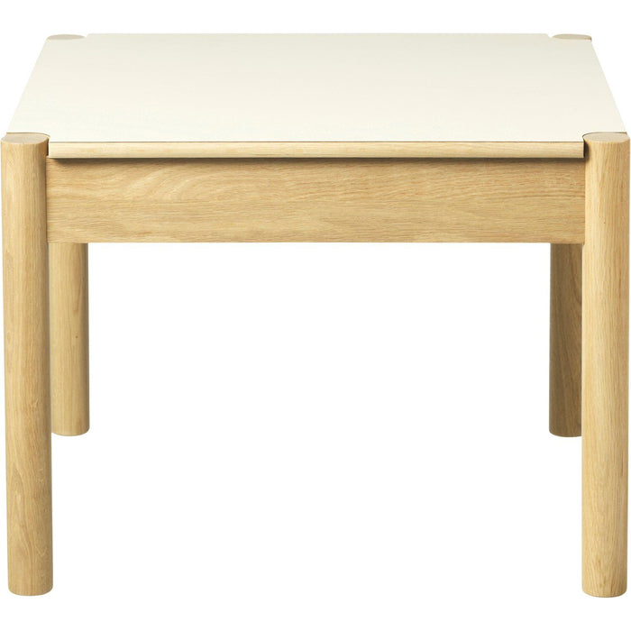 Photo of C44 Coffee Table with Reversible Table Top 60x60 cm - Beige/Black Laminate