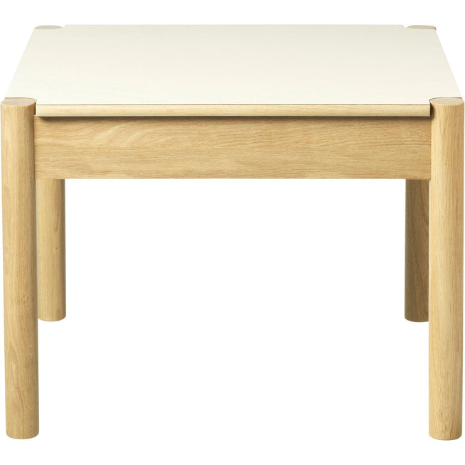 Photo of C44 Coffee Table with Reversible Table Top 60x60 cm - Beige/Black Laminate