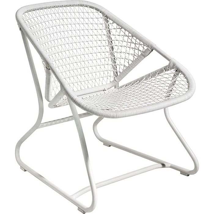 Photo of Sixties Armchair - Cotton White - Outdoor armchairs - Frédéric Sofia - Metal/plastic