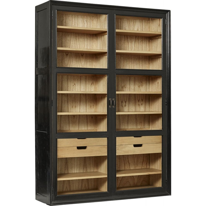 Photo of Viva Cabinet with Glass Doors - Black