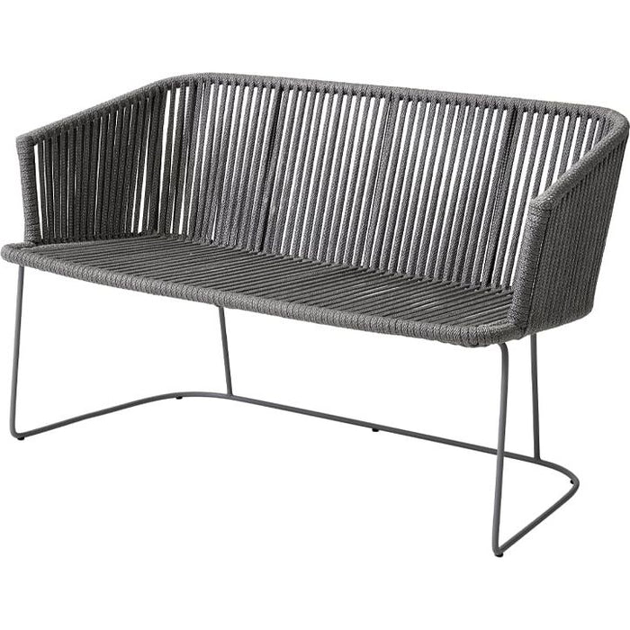 Moments Dinging Matbänk, Cane-line Soft Rope, Grey,no Cushion - Utomhussoffor - Foersom & Hiort-lorenzen Mdd