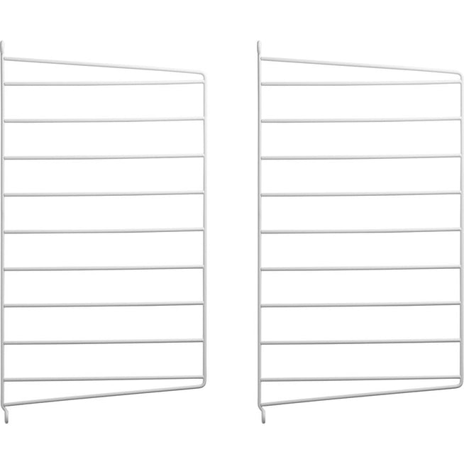 Photo of String Wall Rack 50x30, White, 2-pack - Shelving - Nils Strinning - White - Metal