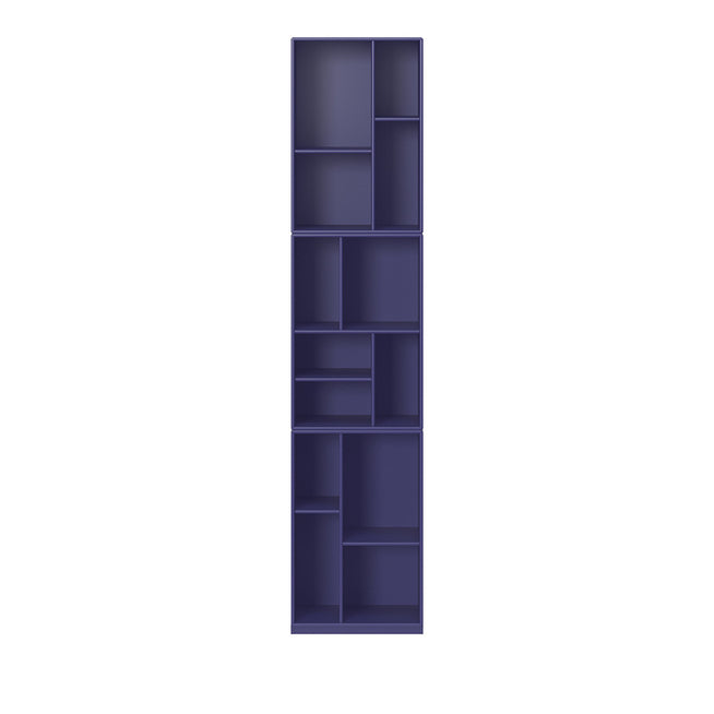 Photo of Loom Slim Bookcase, Plinth H3 Cm - Monarch - Bokhyllor - Peter J. Lassen - Blå - Mdf