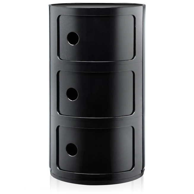 Photo of Modular 4967, Black, 3 Compartments - Hurtsar - Anna Castelli Ferrieri - Svart - Plast