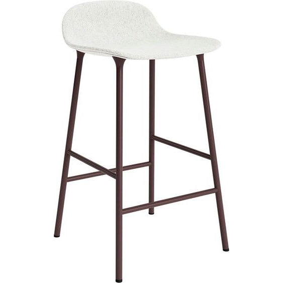 Photo of Form Bar Stool 65 Cm Full Upholstery Steel Brown Steel