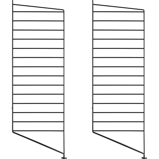 Photo of String Headboard 85, Black, 2-pack - Shelving - Nils Strinning - Black - Metal