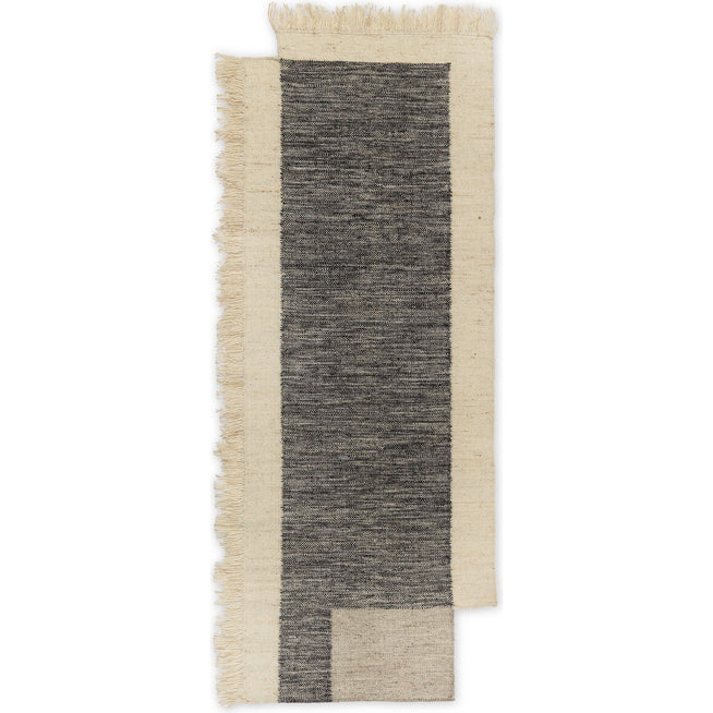 Photo of Counter Runner - Gulvtæppe - Counter Runner 80 X 200 - Charcoal/off-white - W80 X D1 X H200 Cm