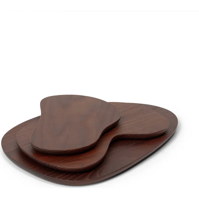 Photo of Cairn Cutting Boards - Skærebræt - Dark Brown Ash Wood - W38,4 X D28,2 X H4,8 Cm