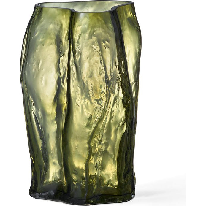 Blaehr Vase Small Smoked Green - Krukor & Vaser - Linnea Ek Blæhr - Grön