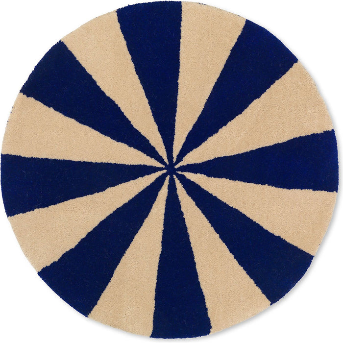 Arch Tufted Rye - Children's rug - blue - Ø: 70 x H: 70 cm