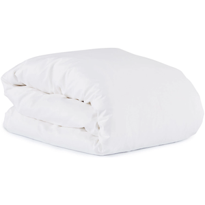 Photo of Satina Duvet cover eco, white, 220 x 220 - duvet cover - white