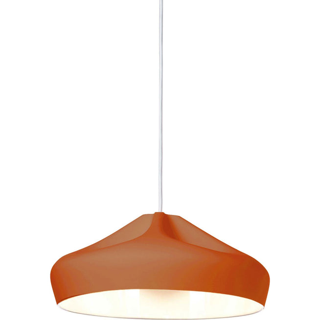 Photo of Pleat Box 36 Led - Terracotta, White - Pendellampor - Mashallah,xavier Mañosa - Brun
