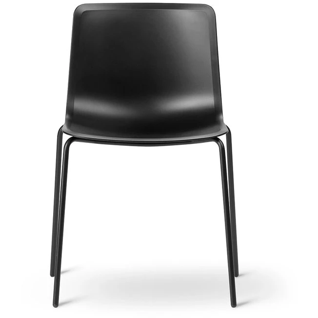 Photo of Pato 4 Leg Chair 4200 By Welling/ludvik - Spisebordsstol - Black - W55 X D52 X H79 X Sh46,5 Cm