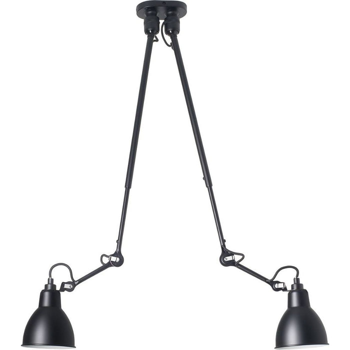 Photo of No. 302 Double Ceiling Lamp from Lampe Gras