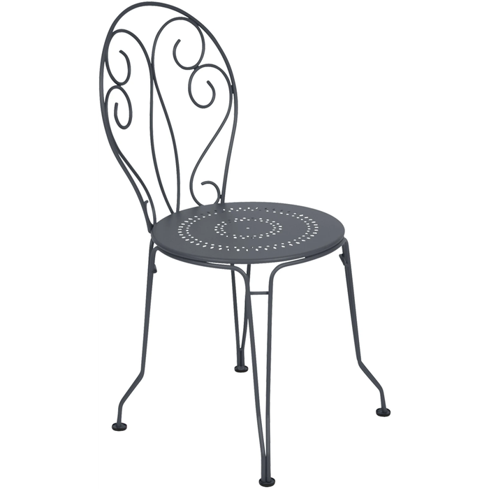 Photo of Montmartre Chair, Anthracite - Outdoor dining chairs - Grey - Metal