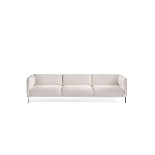 Photo of Konami Sofa 4953 By Damian Williamson - 3 Personers Sofa - Carlotto 200 / Black - W277 X D98 X H70 X Sh41,5 Cm