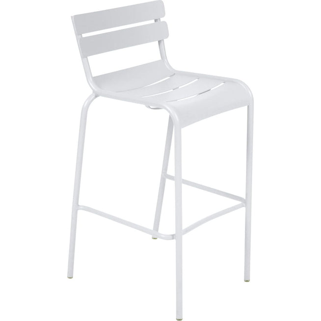 Photo of Luxembourg Bar Chair Cotton White 01 - Barstolar & Barpallar - Frédéric Sofia - Vit - Metall