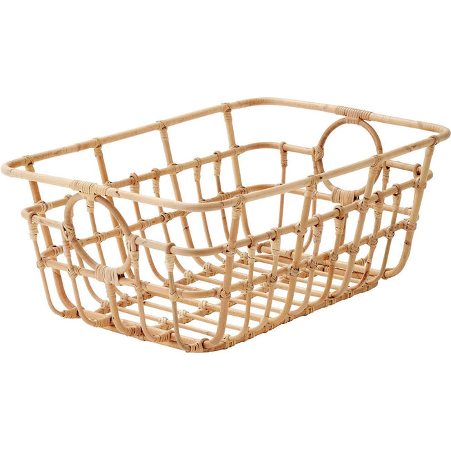 Photo of Wave Sofabord - Sofabord - Rattan - Natural - W74 X D65 X H40 Cm