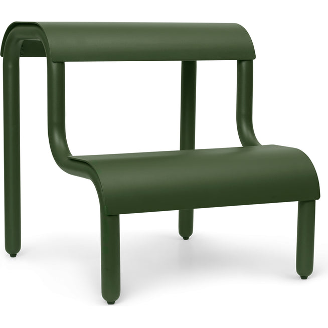 Photo of Up Step Stool - Children's stool - forest green - W: 34 x H: 36.2 x D: 35.7 cm