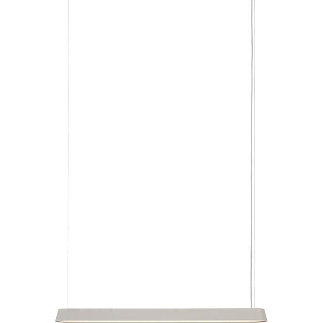Photo of Linear Pendant Lamp / 87.2 cm Grey - Pendant Lamps - Thomas Bentzen - Grey