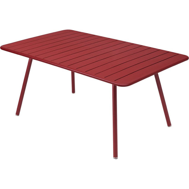 Photo of Luxembourg Table 165x100 cm Chile 43 - Matbord Utomhus - Frédéric Sofia - Röd - Metall