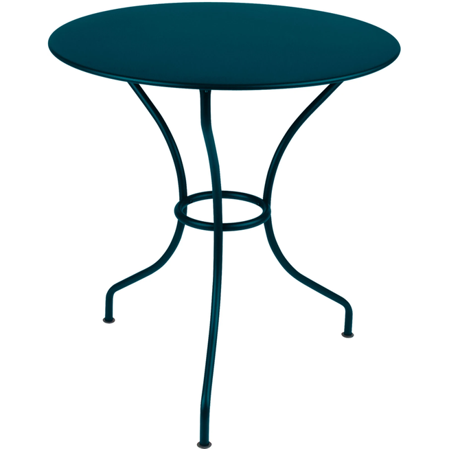 Photo of Opera+ Table 67 cm Acapulco Blue 21 - Outdoor Dining Table - Blue - Metal