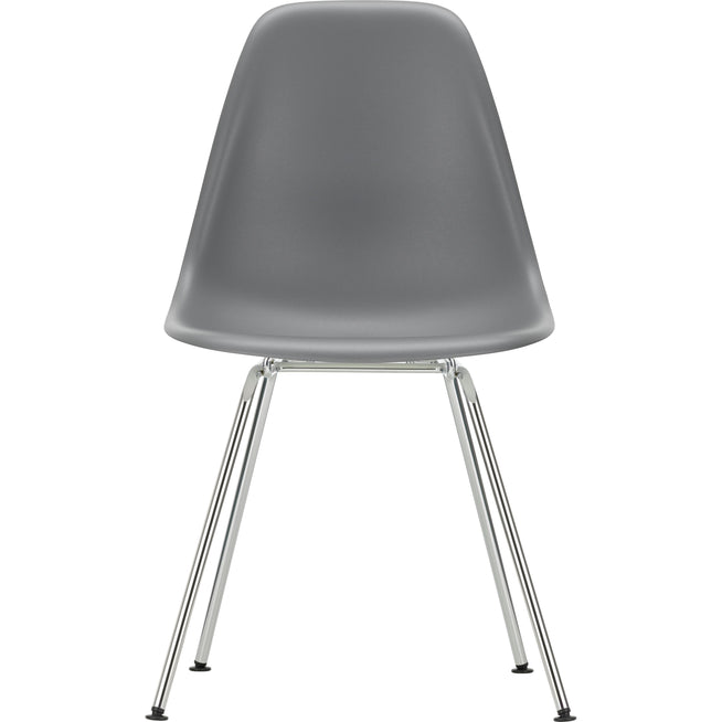 Photo of Eames Plastic Chair Dsx - 56 Granite Grey - Chrome Base - Matstolar - Charles & Ray Eames - Grå - Metall/plast