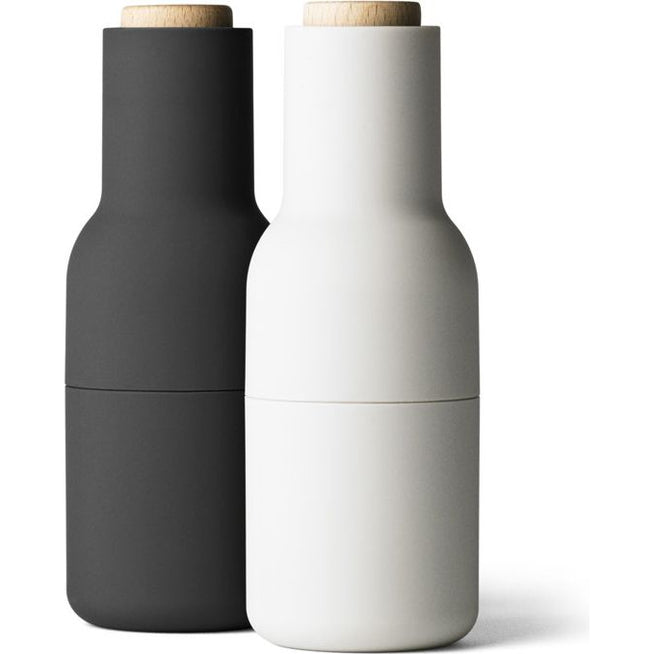 Photo of Bottle Grinder Ash/carbon 2 Plastic, Beech Lid - Norm Architects - Grå