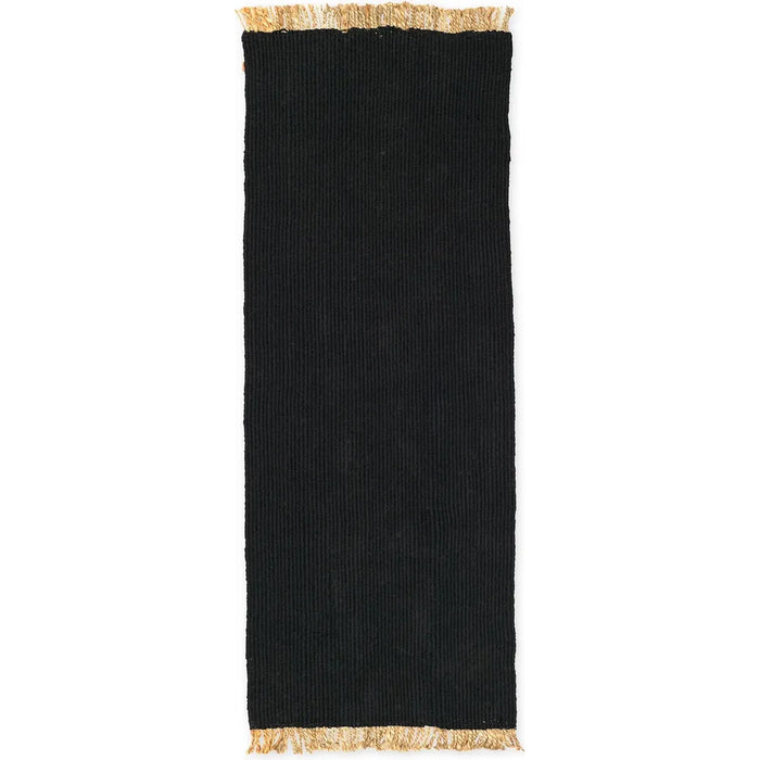 Photo of Block Runner - Gulvtæppe - Block Runner - Black/natural - W200 X D1 X H80 Cm