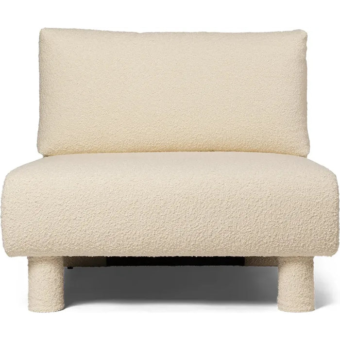 Photo of Dase Sofa - Modulsofa - Center - Nordic Bouclé - Off-white -  W: 91 X H: 73 X D: 100 Cm