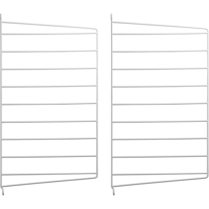 Photo of String Wall Rack 50x30, White, 2-pack - Shelving - Nils Strinning - White - Metal