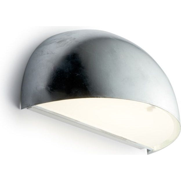 Photo of Rørhat Wall Led, Galvanized, 10,5w Led 3000k, Ip23 - Vägglampor Utomhus - Jesper J. Pedersen - Silver
